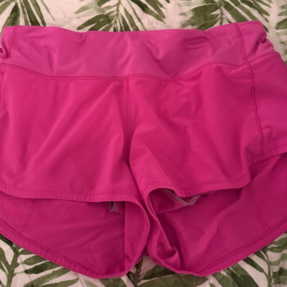 Sonic Pink Speed Up Lululemon Shorts 2.5’